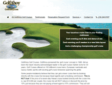 Tablet Screenshot of golfahoy.com